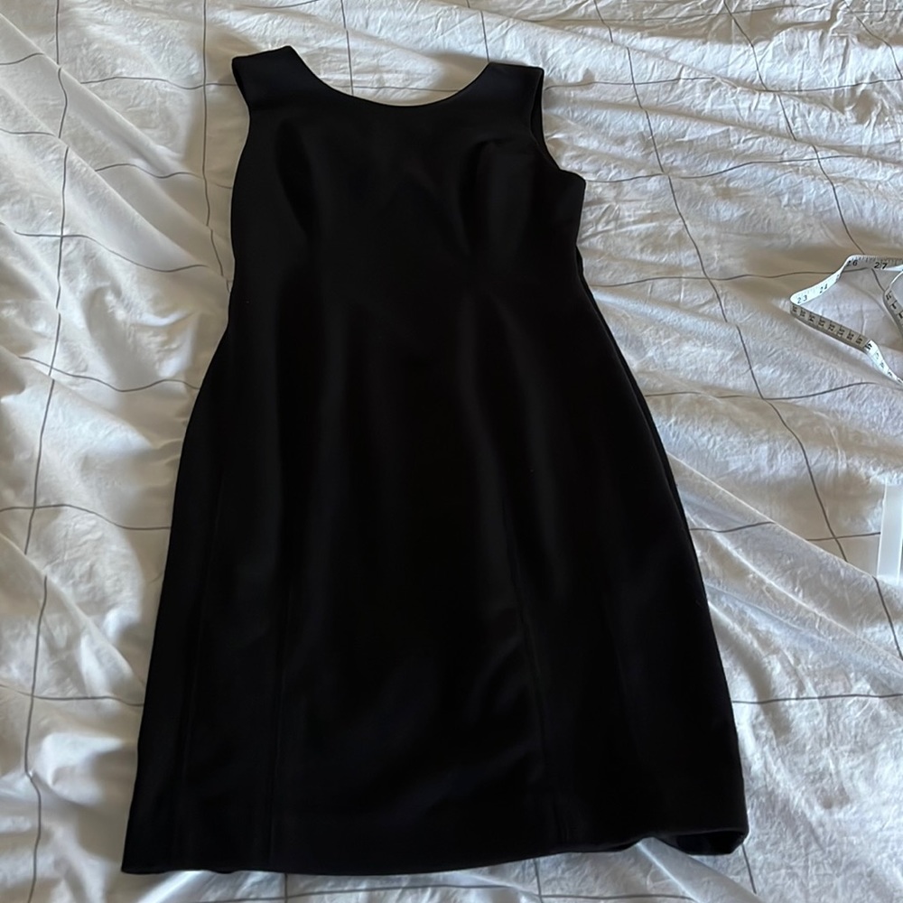 banana republic black dress